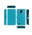 Alcatel Pixi 4 (6) Case Double Wallet Leather Case 9 Card Slots - Blue