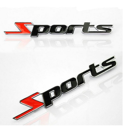 SENZEAL SPORT Emblème Sticker Logo 3D pour Voiture Insigne Métal