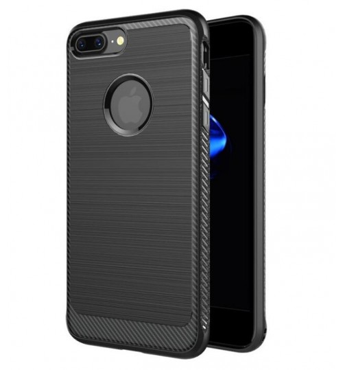 iPhone 7 Plus case impact proof rugged case with carbon fiber