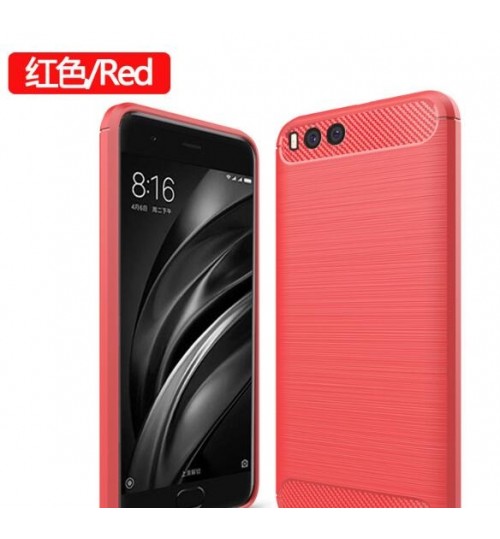 Xiaomi Mi 6  case impact proof rugged case with carbon fiber