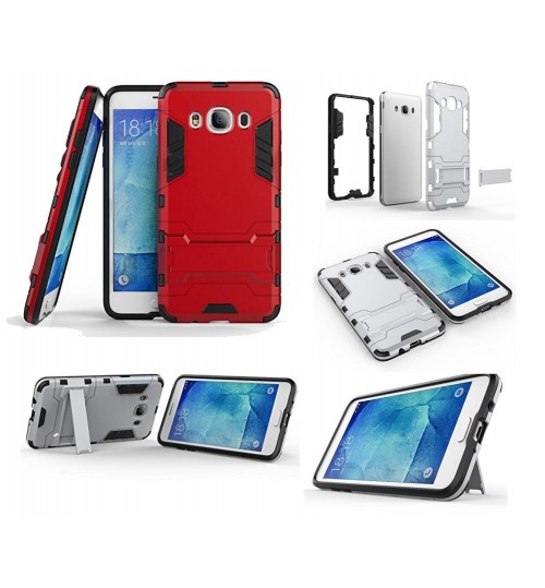 Galaxy J5 Case Heavy Duty Hybrid Kickstand