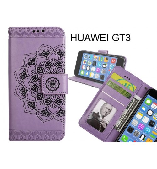 HUAWEI GT3 Case Premium leather Embossing wallet flip case