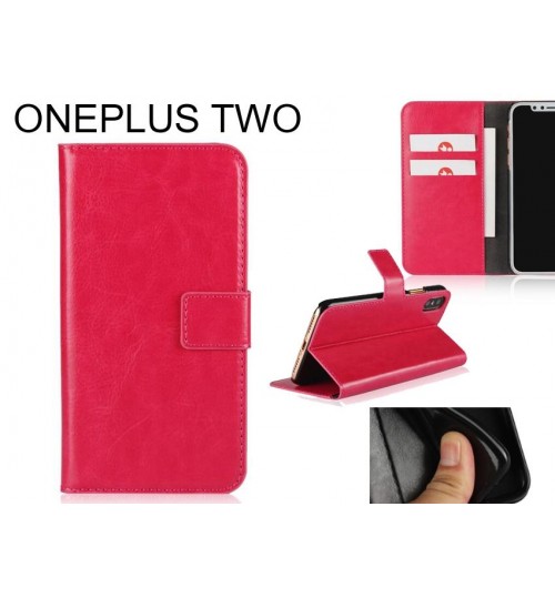 ONEPLUS TWO case Fine leather wallet case