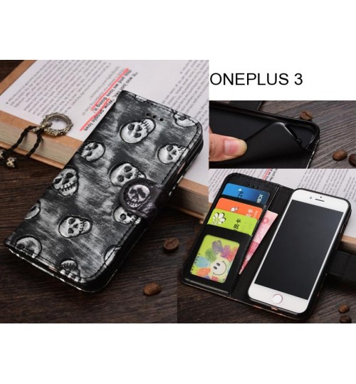 ONEPLUS 3  Leather Wallet Case Cover