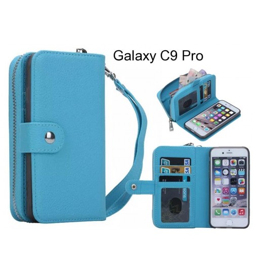 Galaxy C9 Pro  Case coin wallet case full wallet leather case