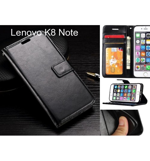 Lenovo K8 Note  case Fine leather wallet case