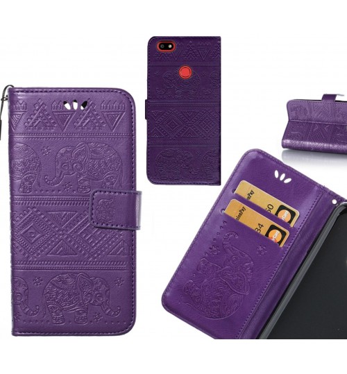 SPARK PLUS case Wallet Leather flip case Embossed Elephant Pattern