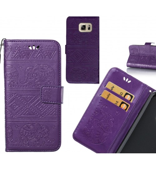 GALAXY NOTE 5 case Wallet Leather flip case Embossed Elephant Pattern