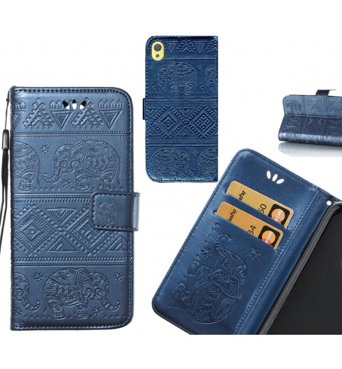 Sony Xperia XA case Wallet Leather flip case Embossed Elephant Pattern