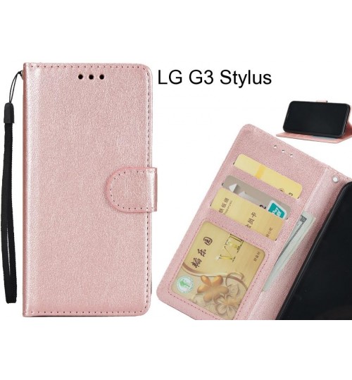 LG G3 Stylus  case Silk Texture Leather Wallet Case