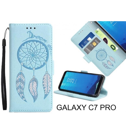 GALAXY C7 PRO case Dream Cather Leather Wallet cover case