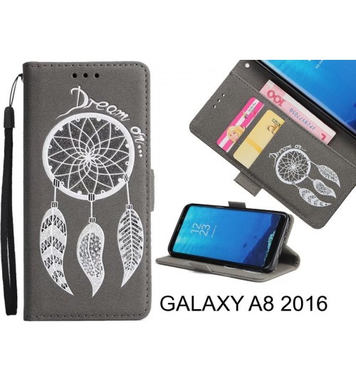 GALAXY A8 2016 case Dream Cather Leather Wallet cover case