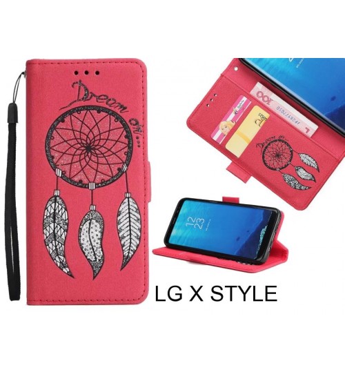 LG X STYLE case Dream Cather Leather Wallet cover case