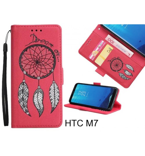 HTC M7 case Dream Cather Leather Wallet cover case