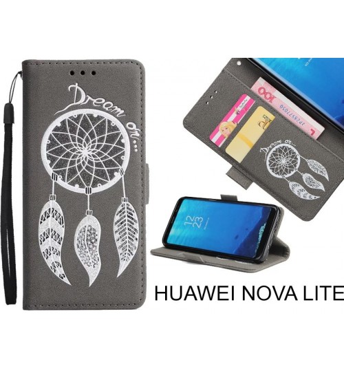 HUAWEI NOVA LITE case Dream Cather Leather Wallet cover case