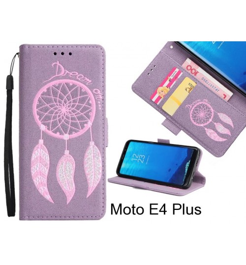 Moto E4 Plus case Dream Cather Leather Wallet cover case