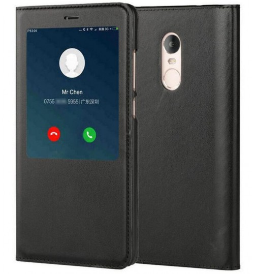 Xiaomi Redmi Note 4X Smart Leather Flip window S view case