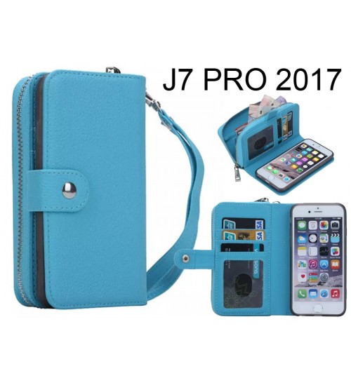 Galaxy J7 PRO Case coin wallet case full wallet leather case