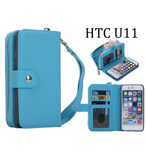 HTC U11 Case coin wallet case full wallet leather case