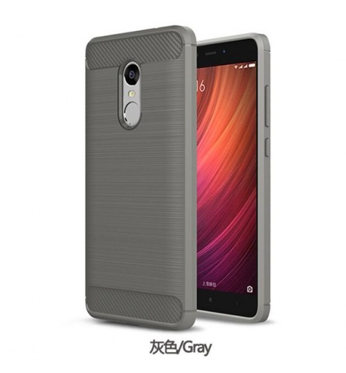Redmi Note 4 case impact proof rugged case with carbon fiber