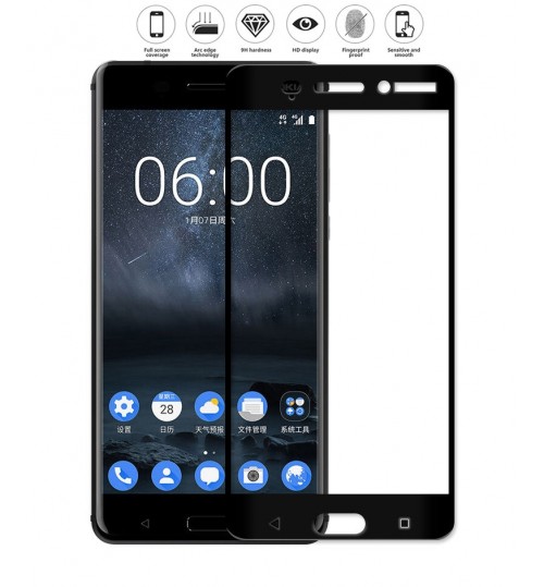 Nokia 6  Full Screen Tempered Glass Screen Protector Film