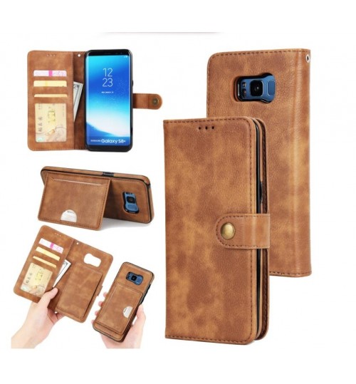 Galaxy S8 plus case Detachable Leather Card Slots Wallet Case