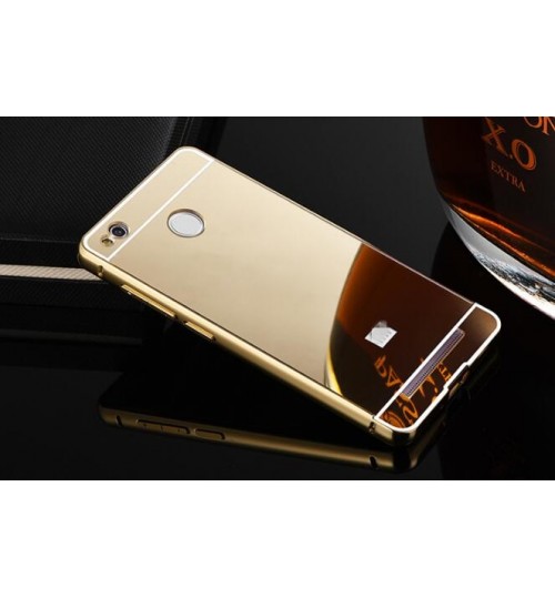 Xiaomi  4X case Slim Metal bumper with mirror back cover case