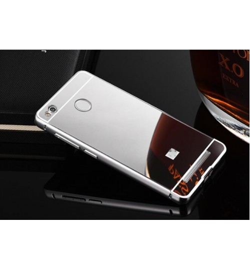 Xiaomi  4X case Slim Metal bumper with mirror back cover case