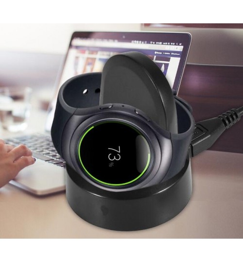 Wireless Charging Cable Charger Cradle Dock For GALAXY GEAR S3 Smart Watch