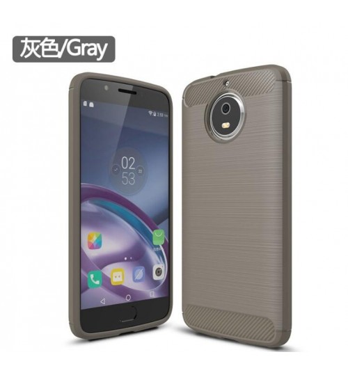 Moto G5S case impact proof rugged case with carbon fiber