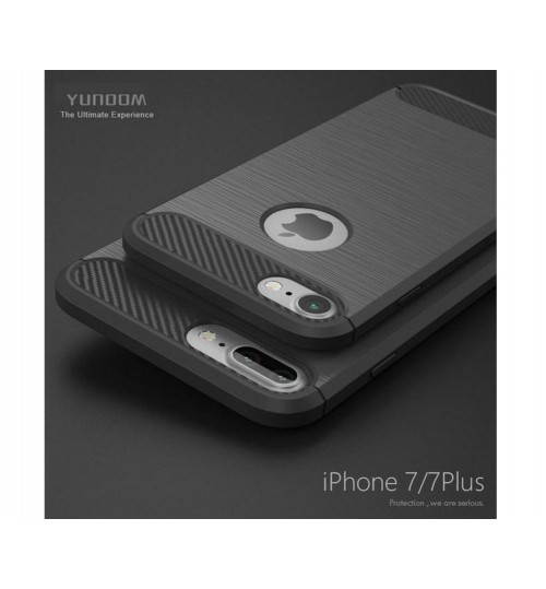 iPhone 7 case impact proof rugged case with carbon fiber