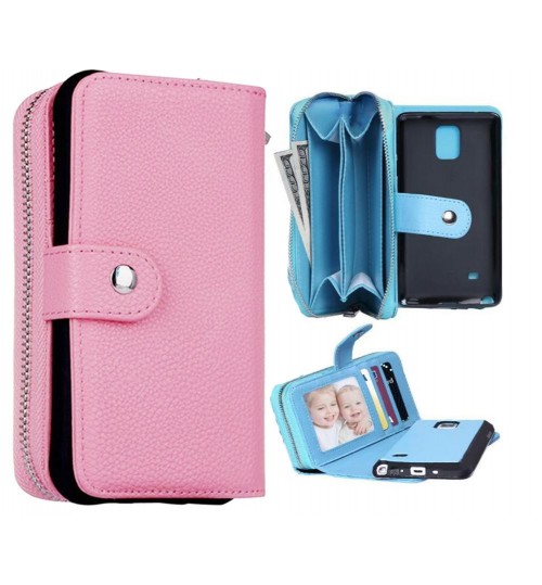 Galaxy Note 4 detachable full wallet leather case