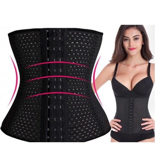 STEEL BONED SPORT WAIST TRAINER SIZE XL (12-14)