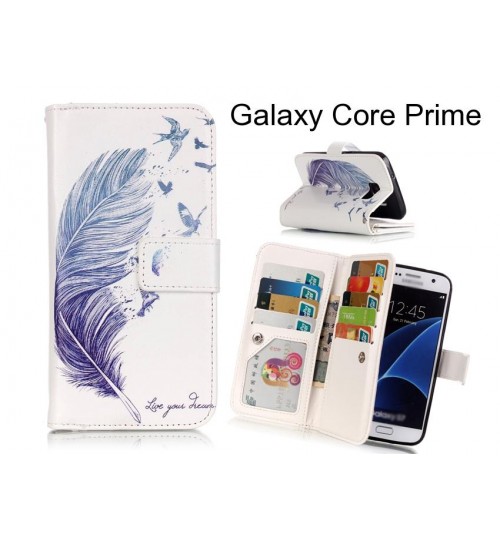 Galaxy Core Prime case Multifunction wallet leather case