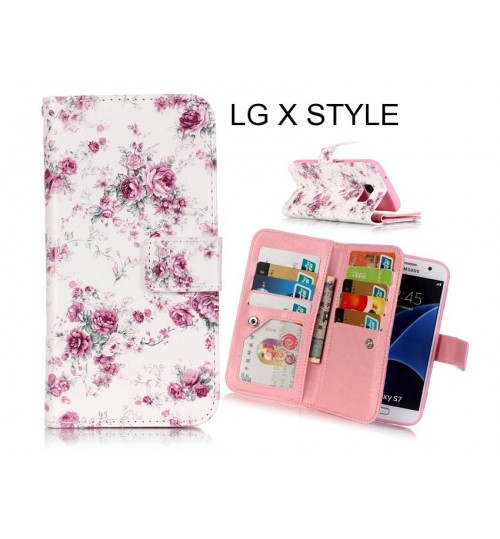 LG X STYLE case Multifunction wallet leather case