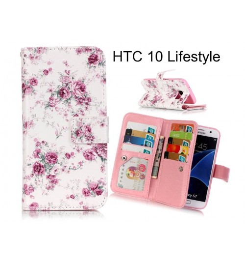 HTC 10 Lifestyle case Multifunction wallet leather case