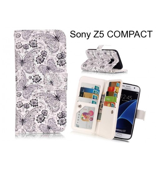 Sony Z5 COMPACT case Multifunction wallet leather case