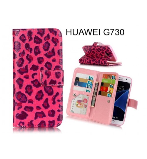 HUAWEI G730 case Multifunction wallet leather case