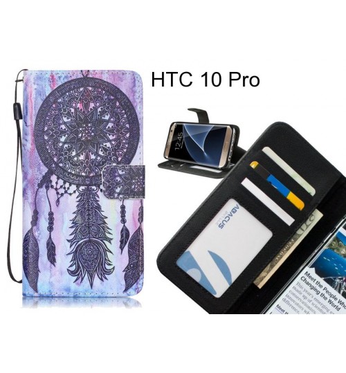 HTC 10 Pro case 3 card leather wallet case printed ID