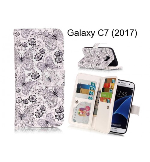 Galaxy C7 (2017) case Multifunction wallet leather case