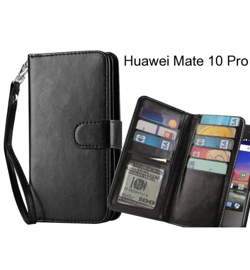 Huawei Mate 10 Pro case Double Wallet leather case 9 Card Slots