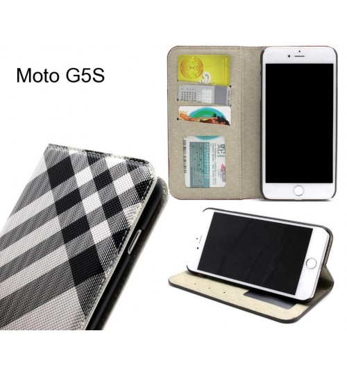 Moto G5S case wallet Leather case