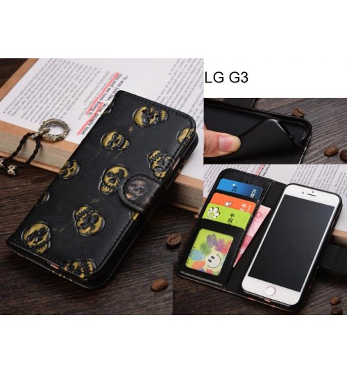 LG G3 case Leather Wallet Case Cover