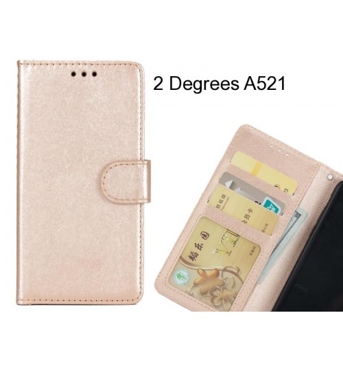 2 Degrees A521 case magnetic flip leather wallet case