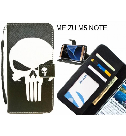 MEIZU M5 NOTE case 3 card leather wallet case printed ID