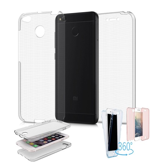 Xiaomi  4A case 2 piece transparent full body protector case