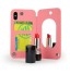 IPHONE 5 5S 5E CASE 2 Cards Slot Wallet Flip Case With Mirror
