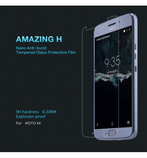 Motorola Moto X4 Tempered Glass Screen Protector