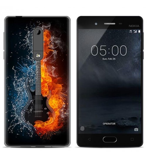 NOKIA 5 case Ultra Slim Soft Gel TPU printed case soft cover