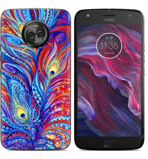 Moto X4  case Ultra Slim Soft Gel TPU printed case soft cover